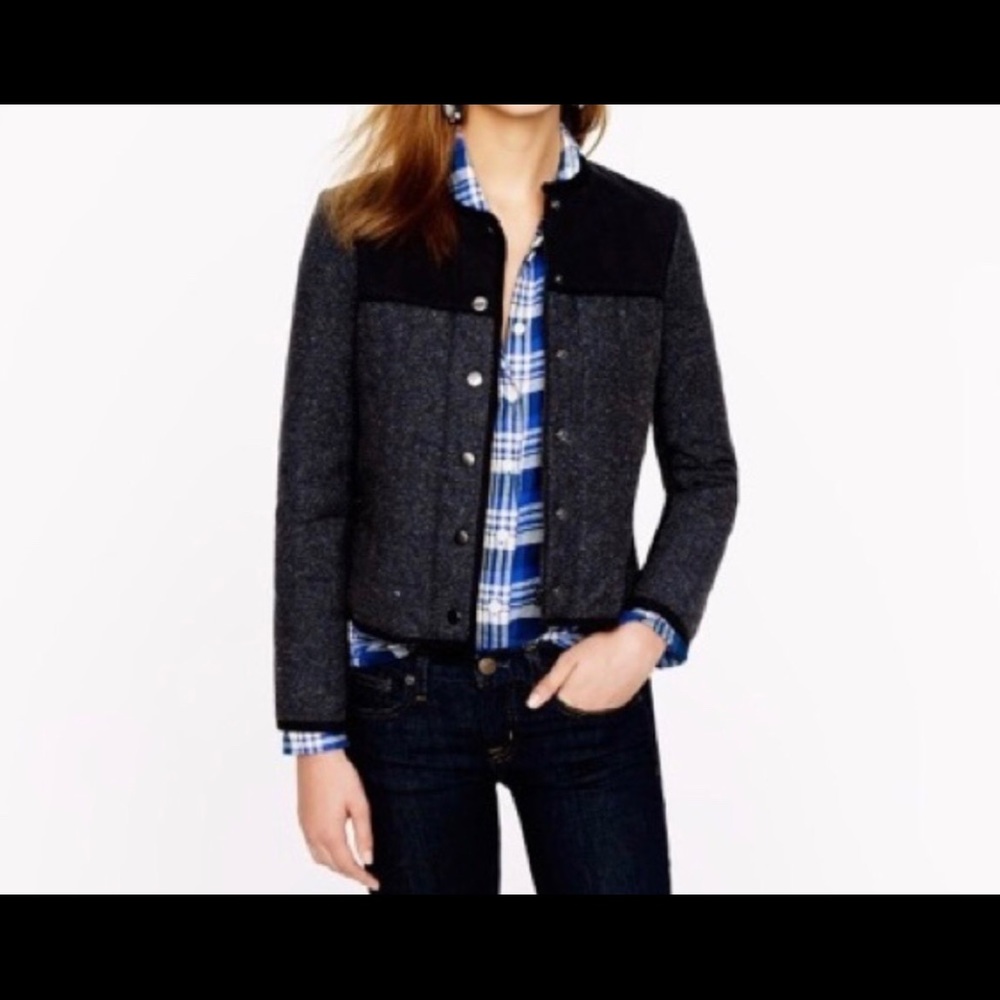 J.Crew Jacket Navy Blue NEVER BEEN WORN Size: 8